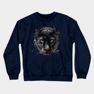 A Black Panther Animal Crewneck Sweatshirt